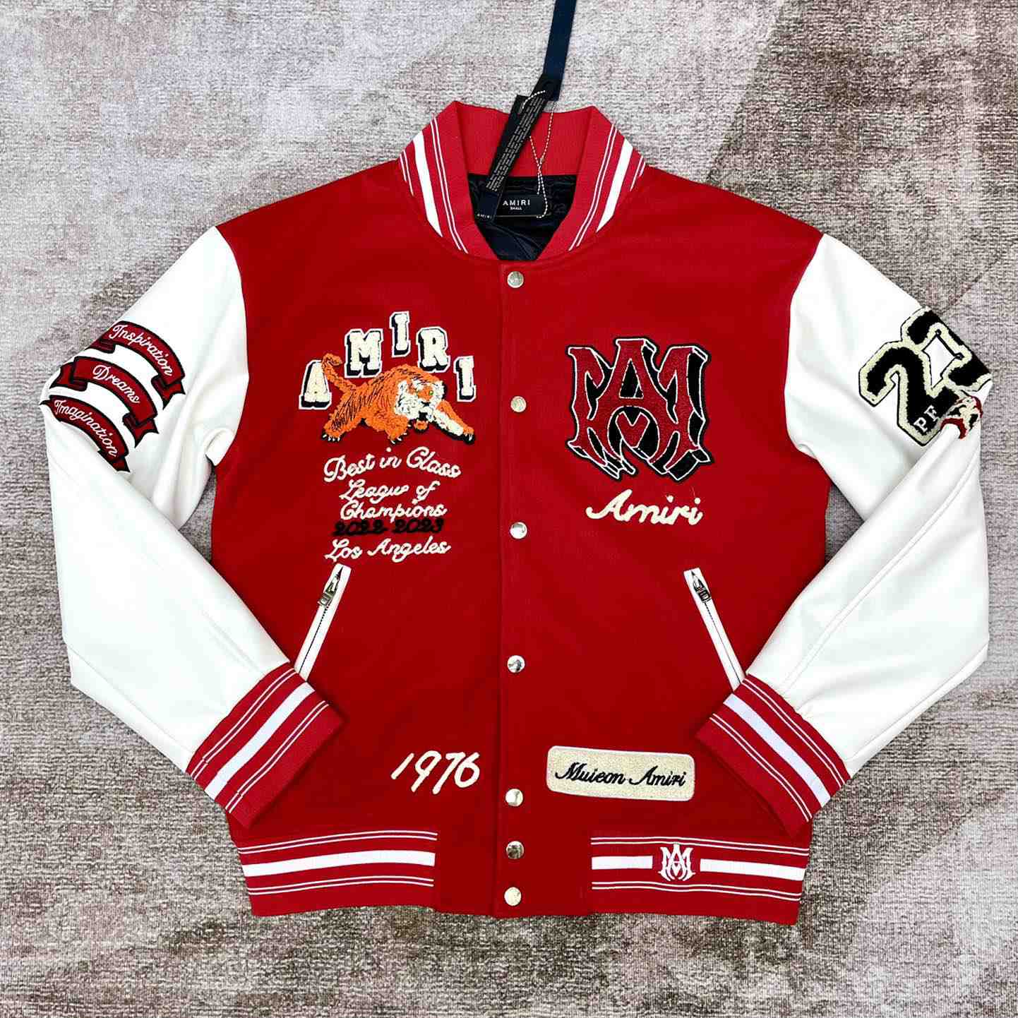 Amiri Bones Varsity Jacket - everydesigner