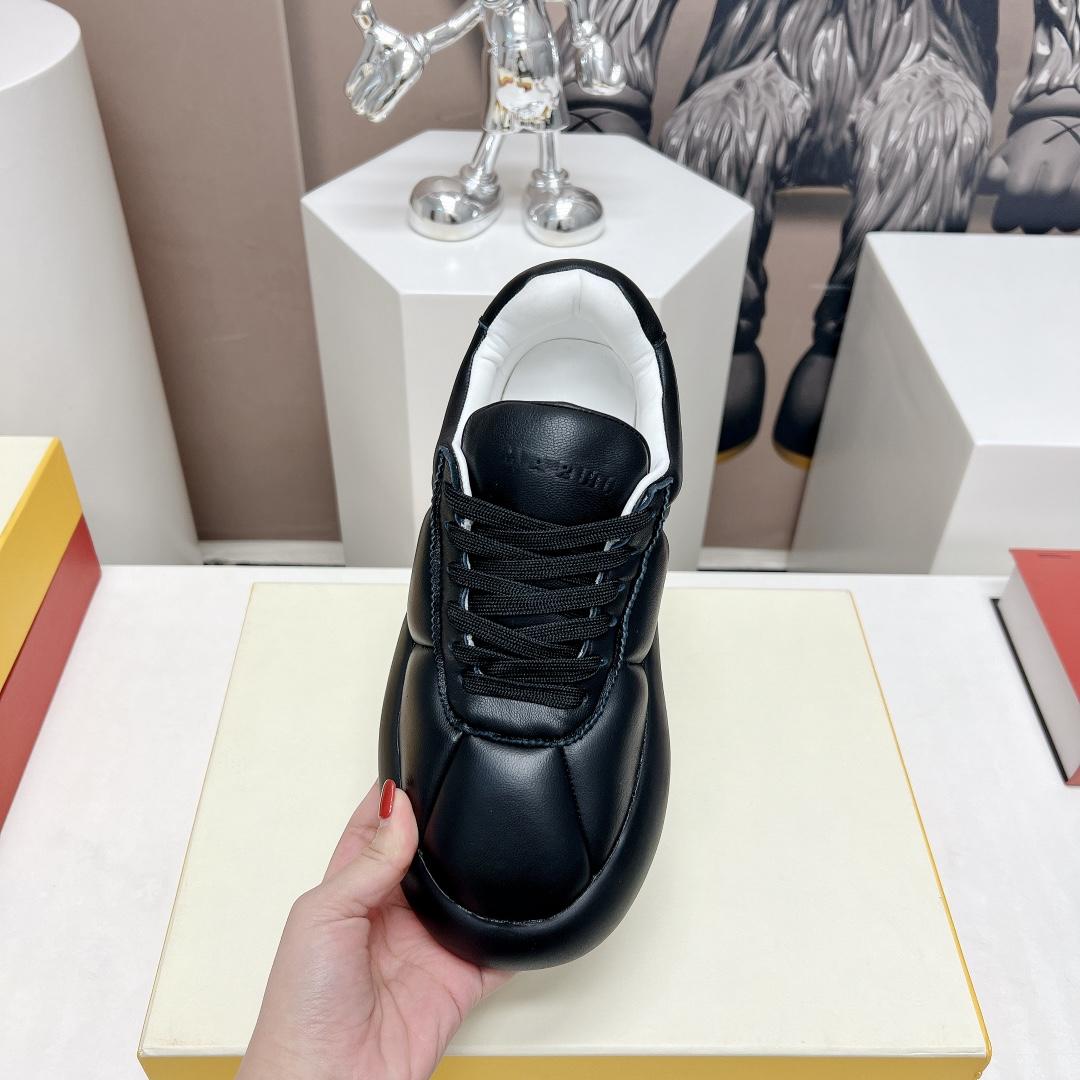 Marni Black Leather Bigfoot 2.0 Sneaker - everydesigner