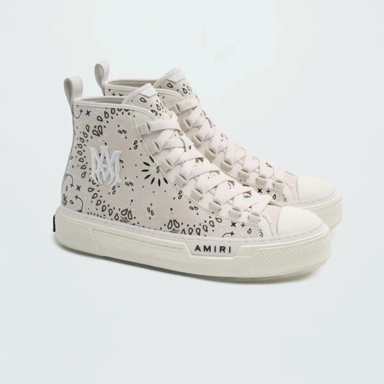 Amiri M.A. Court bandana-print Sneakers - everydesigner