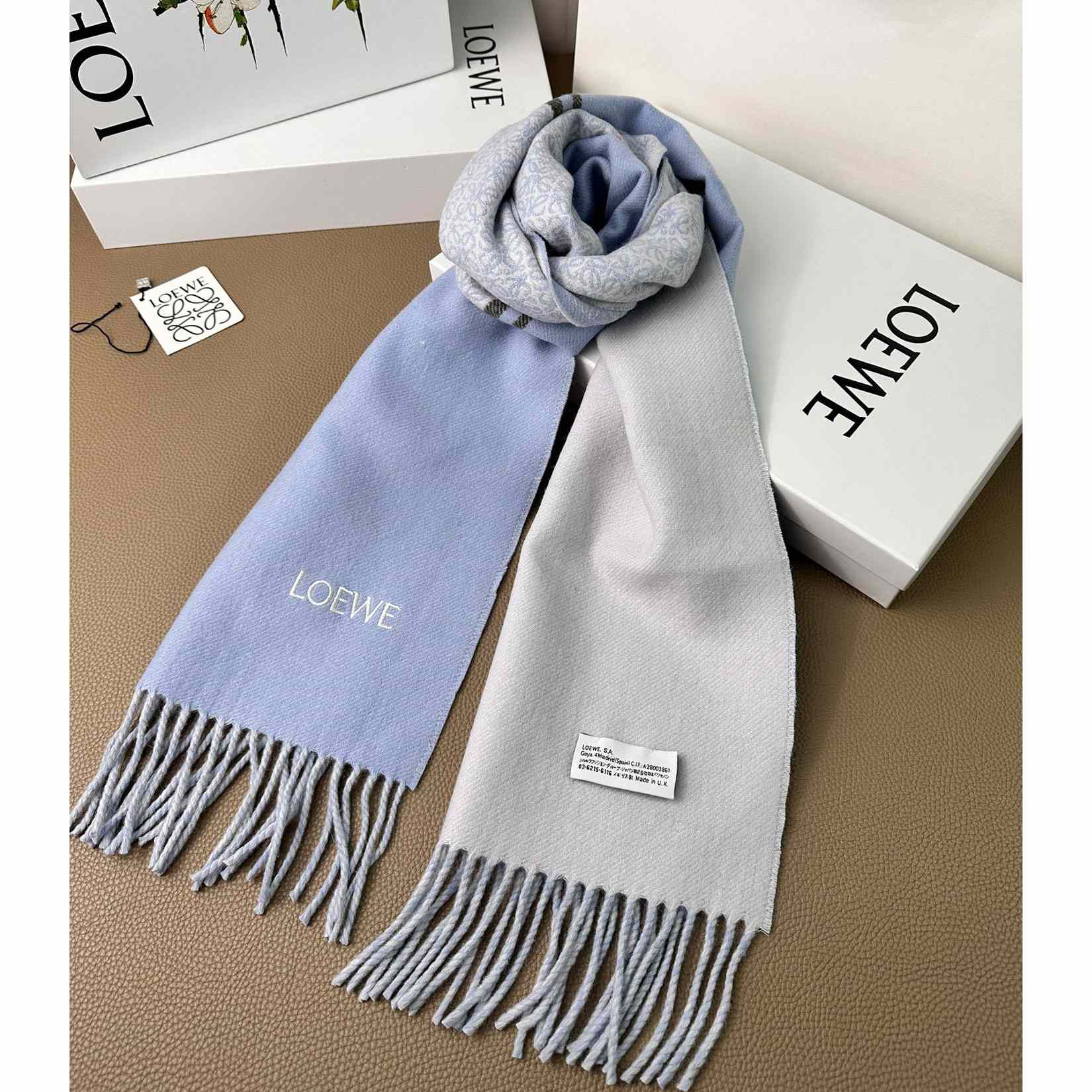 Loewe Scarf In Wool And Cashmere - everydesigner