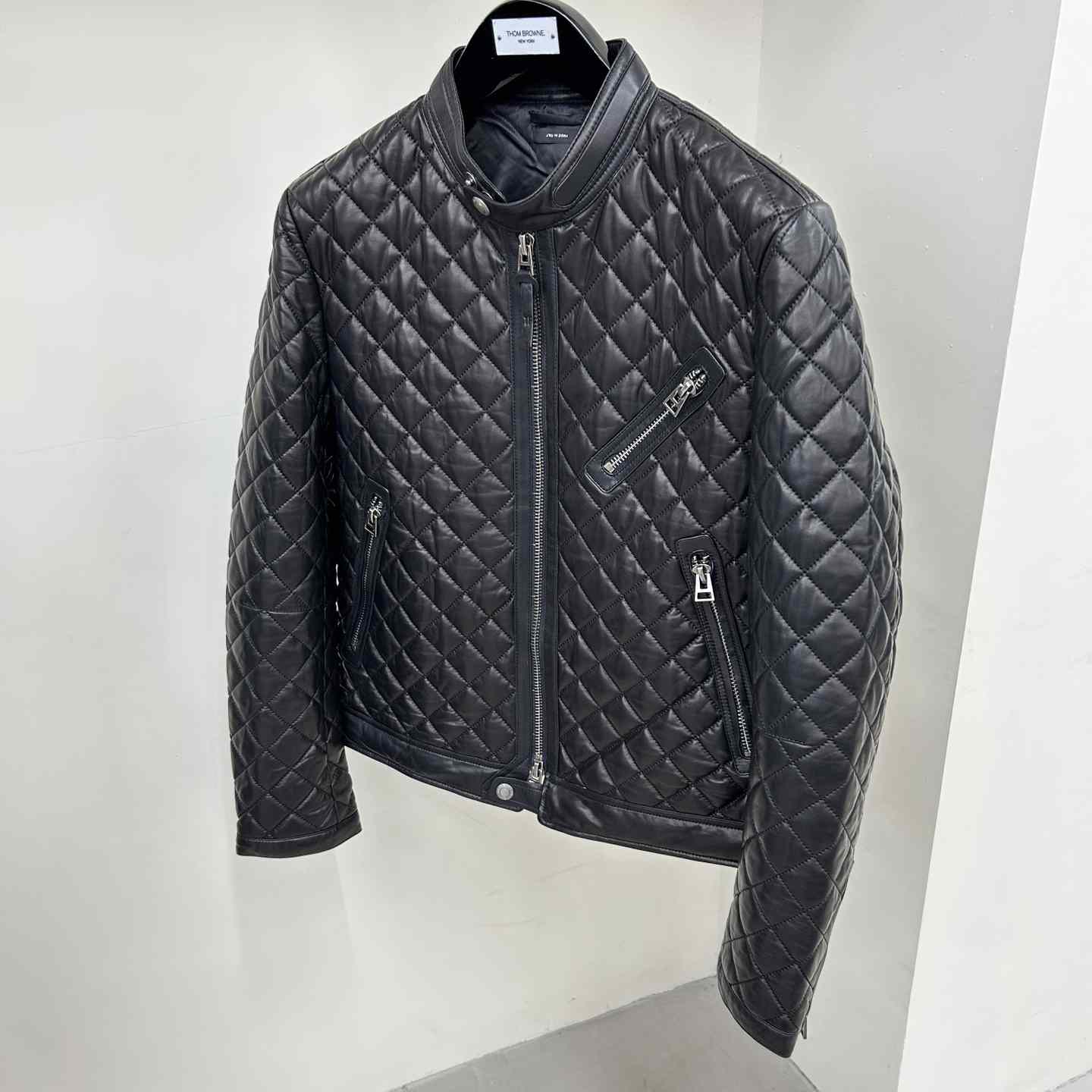 Dior Feather Nappa Quilted Cafe Racer - everydesigner