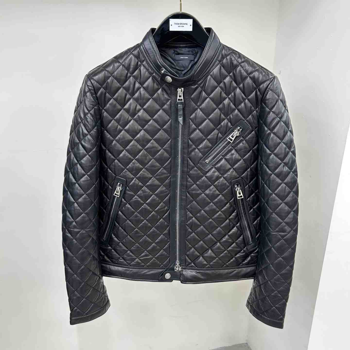 Dior Feather Nappa Quilted Cafe Racer - everydesigner
