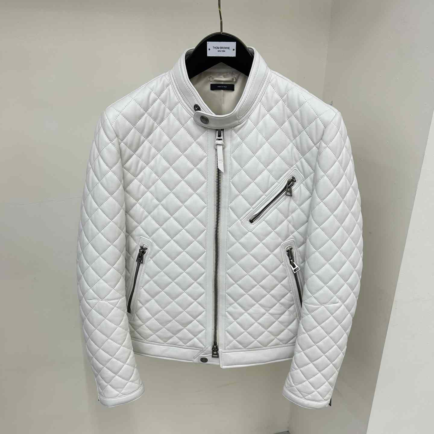 Dior Feather Nappa Quilted Cafe Racer - everydesigner