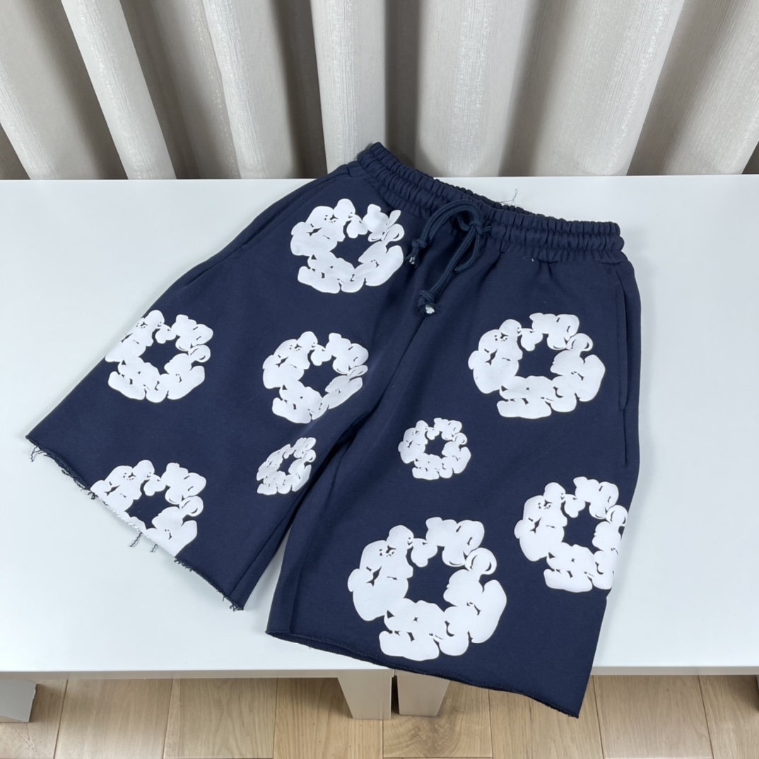 Ready Made x Denim Tears Cotton Wreath Sweat Shorts - everydesigner