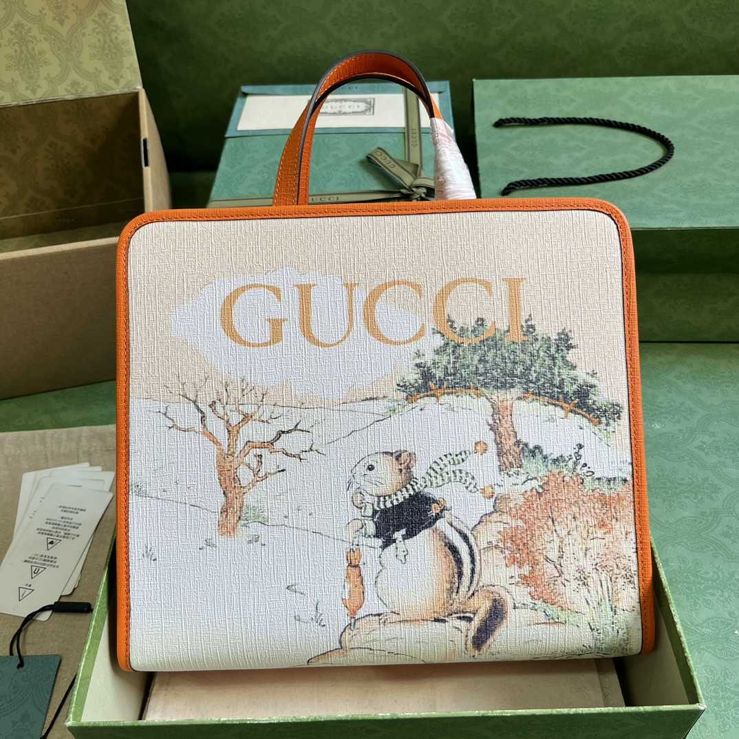 Gucci Children's Animal Print Tote Bag - everydesigner