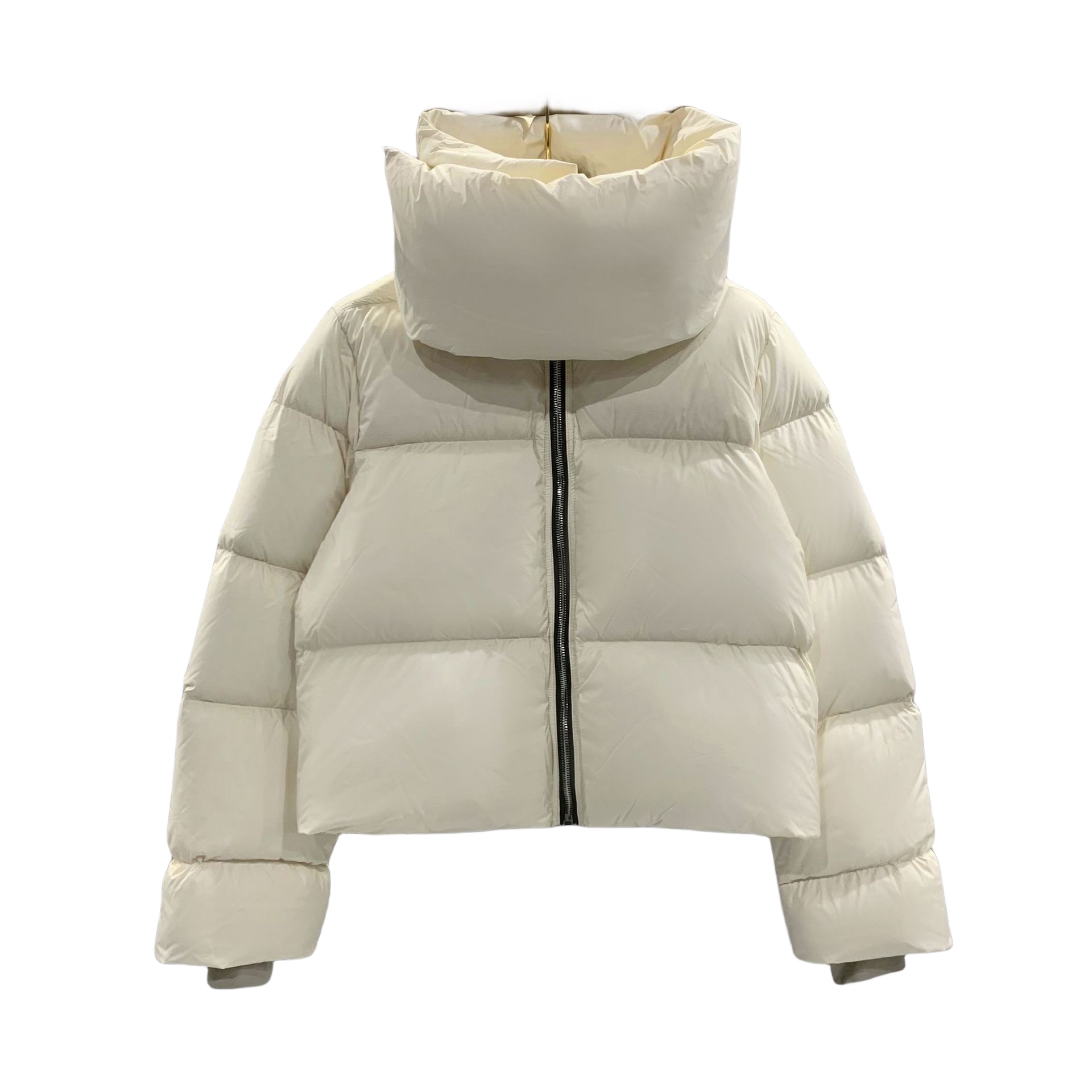 Rick Owens Short Nylon Down Jacket - everydesigner