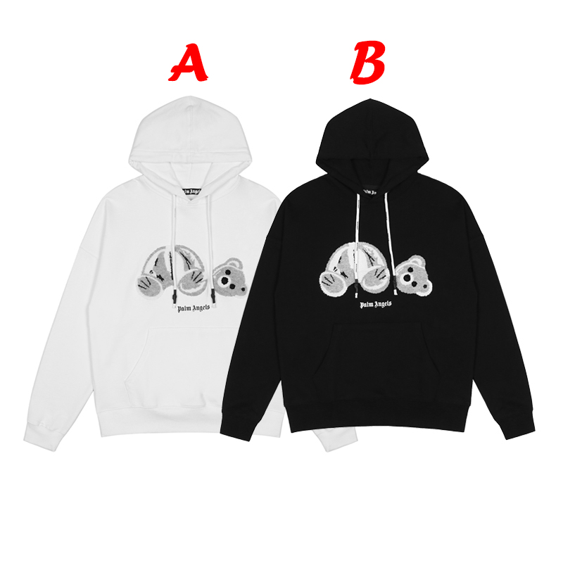  Palmangels Ice-bear Print Cotton-jersey Hoody - everydesigner