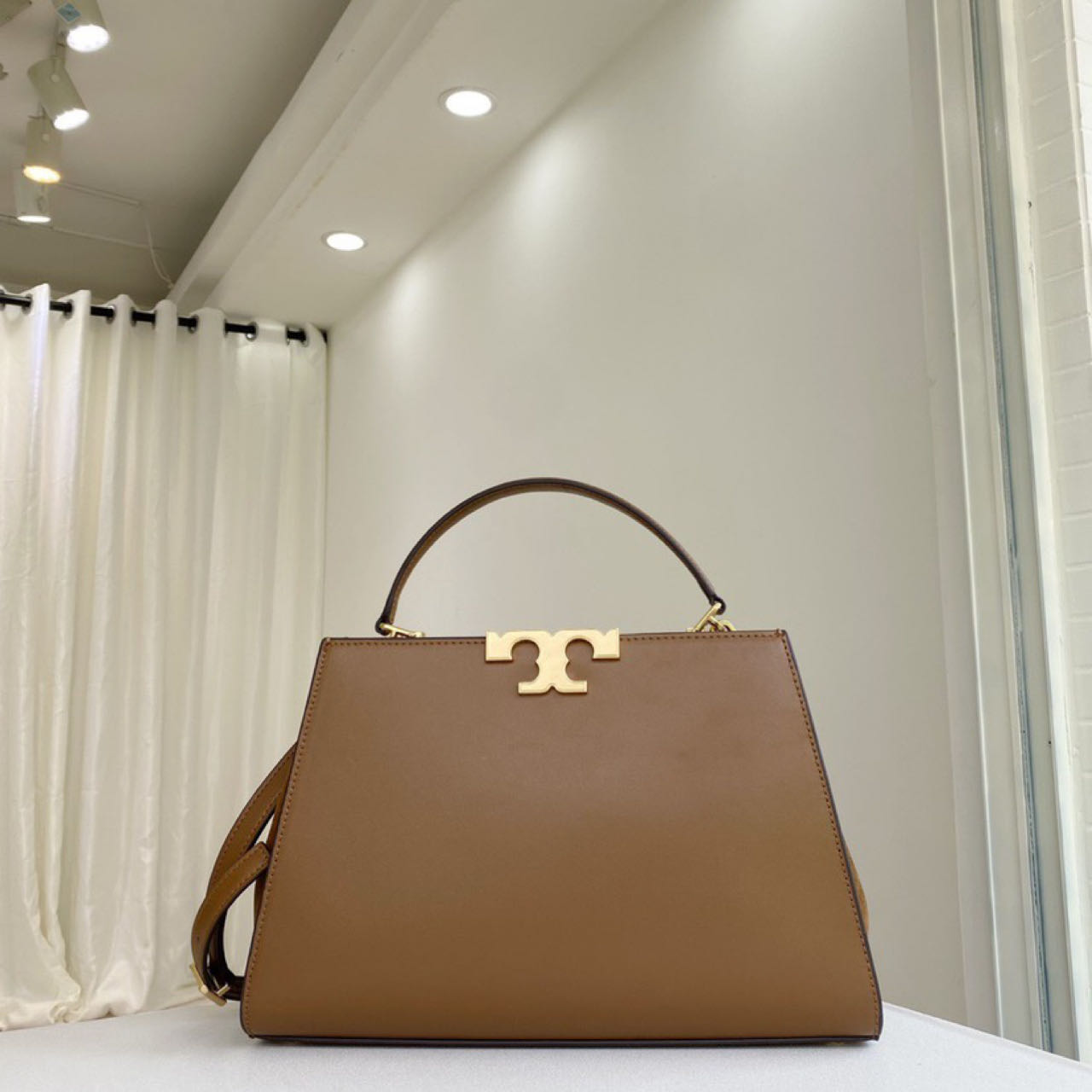 ToryBurch Eleanor Leather Tote Bag   32-22-12cm - everydesigner