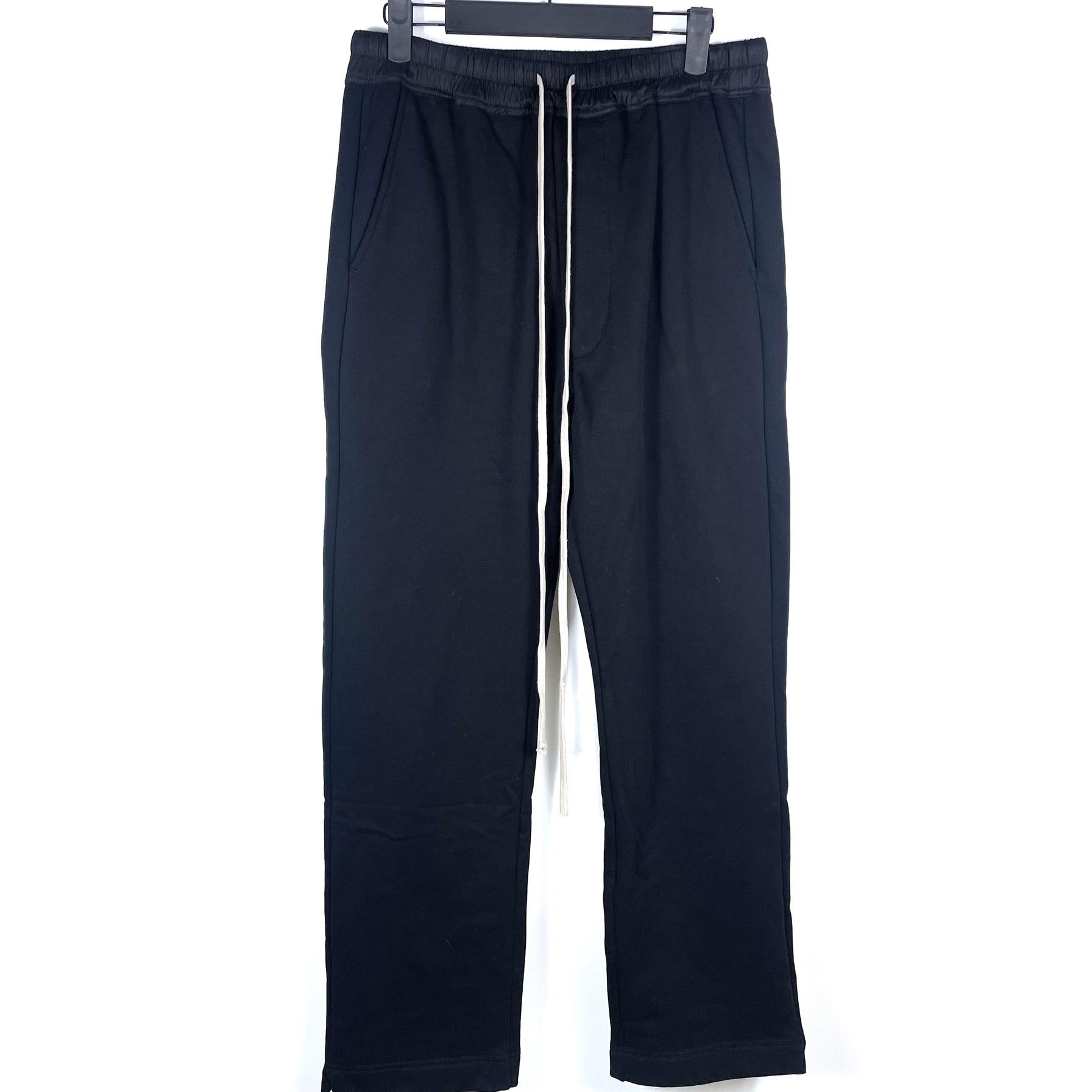 Rick Owens Straight-leg Drawstring-waistband Trousers - everydesigner