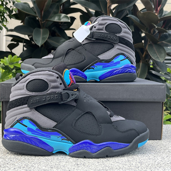 Air Jordan 8 Retro Aqua Sneakers     305381-025 - everydesigner