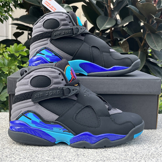 Air Jordan 8 Retro Aqua Sneakers     305381-025 - everydesigner