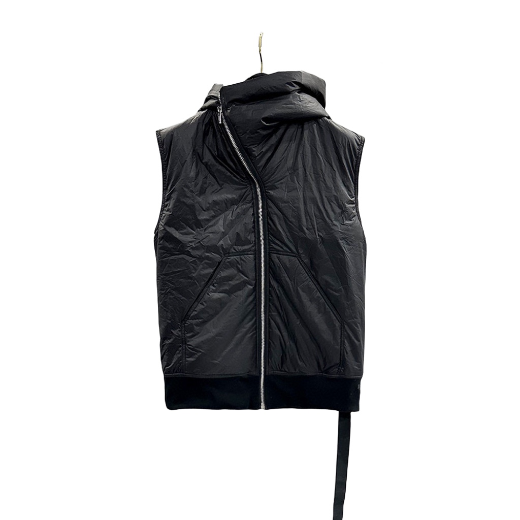 Rick Owens Drkshdw Jumbo Mountain Hooded Vest - everydesigner