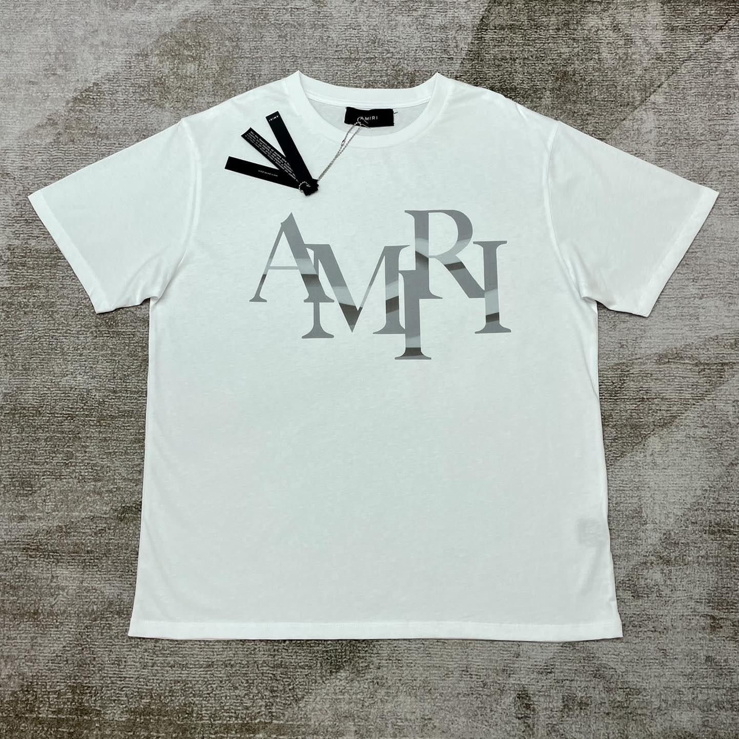 Amiri Logo-print Cotton T-shirt - everydesigner