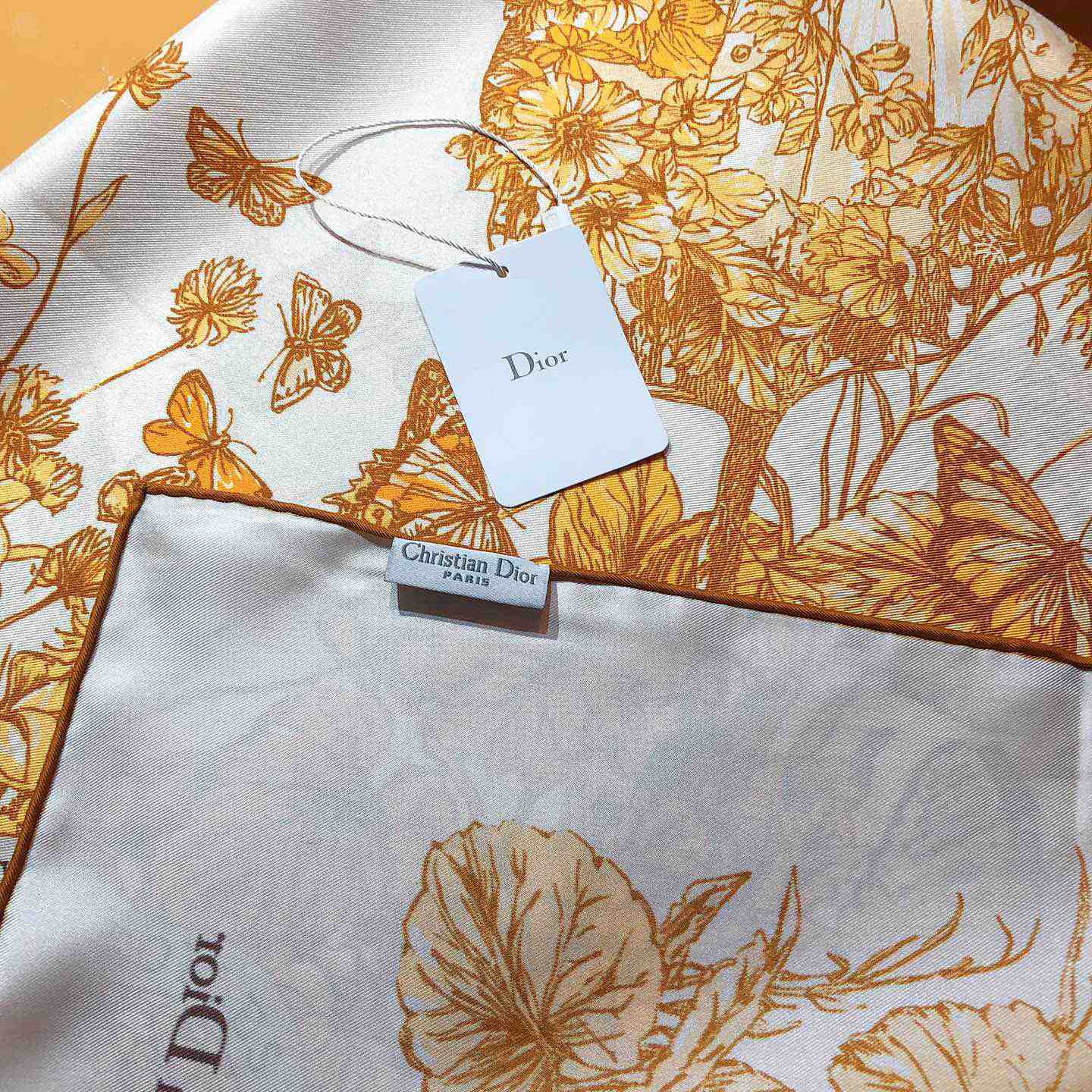 Dior Butterfly Around The World 90 Square Scarf - everydesigner