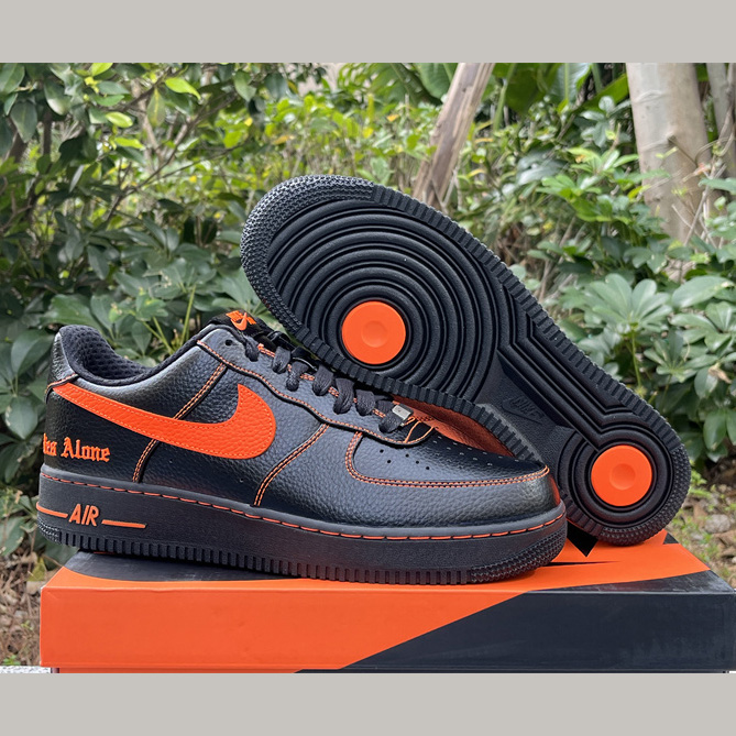 VLONE xNike Air Force 1Low orang Sneaker      AA5360-001  - everydesigner