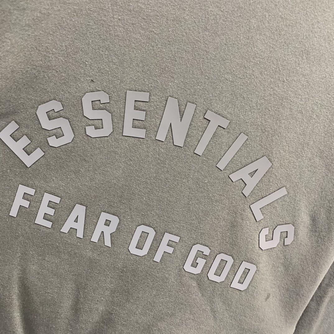 Fear Of God Essentials Logo-print Hoodie - everydesigner