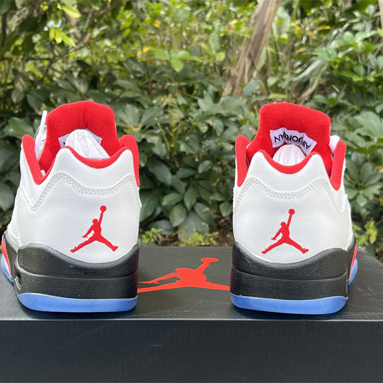 Air Jordan 5 Low “Fire Red” Sneakers    CU4523-100 - everydesigner