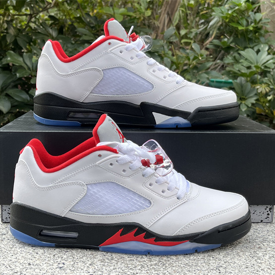 Air Jordan 5 Low “Fire Red” Sneakers    CU4523-100 - everydesigner