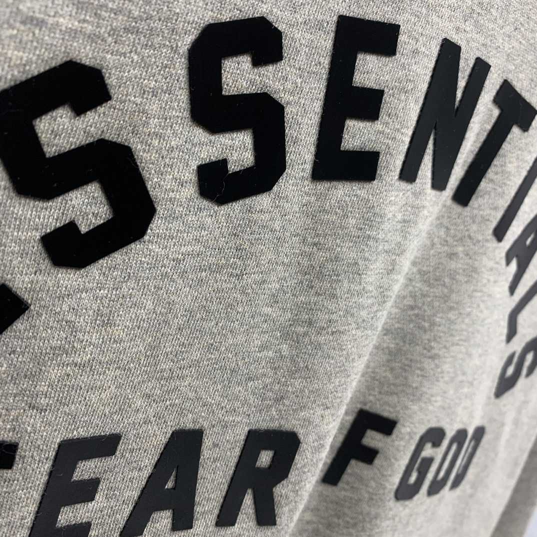 Fear Of God Essentials Logo-print Hoodie - everydesigner