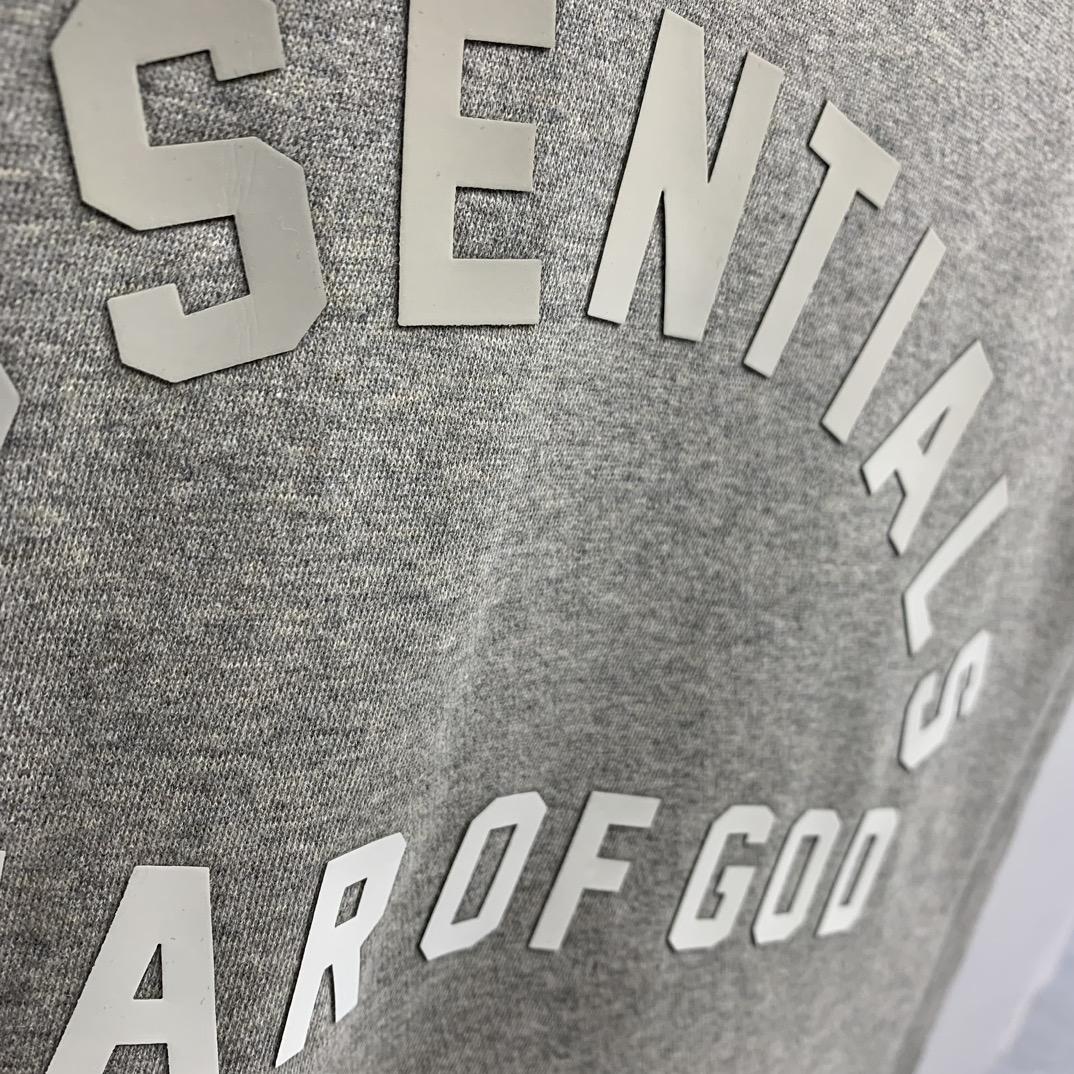 Fear Of God Essentials Logo-print Hoodie - everydesigner