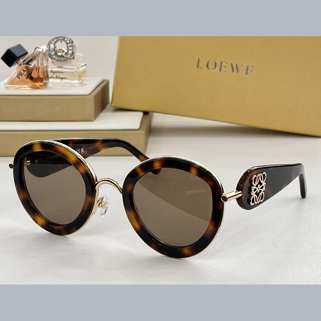 Loewe Metal Daisy Sunglasses In Acetate In Metal - everydesigner