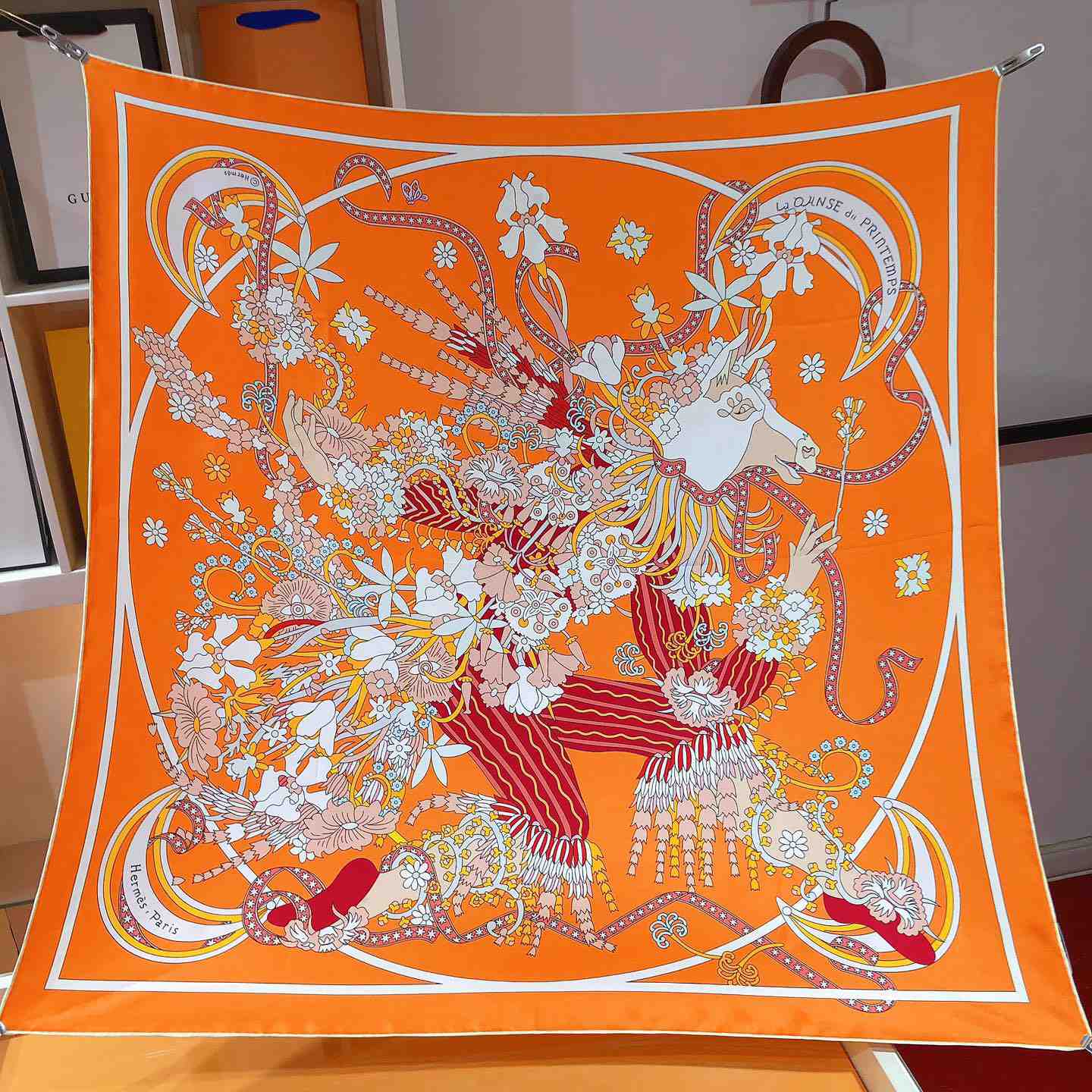 Hermes La Danse Du Printemps Scarf   90cm - everydesigner