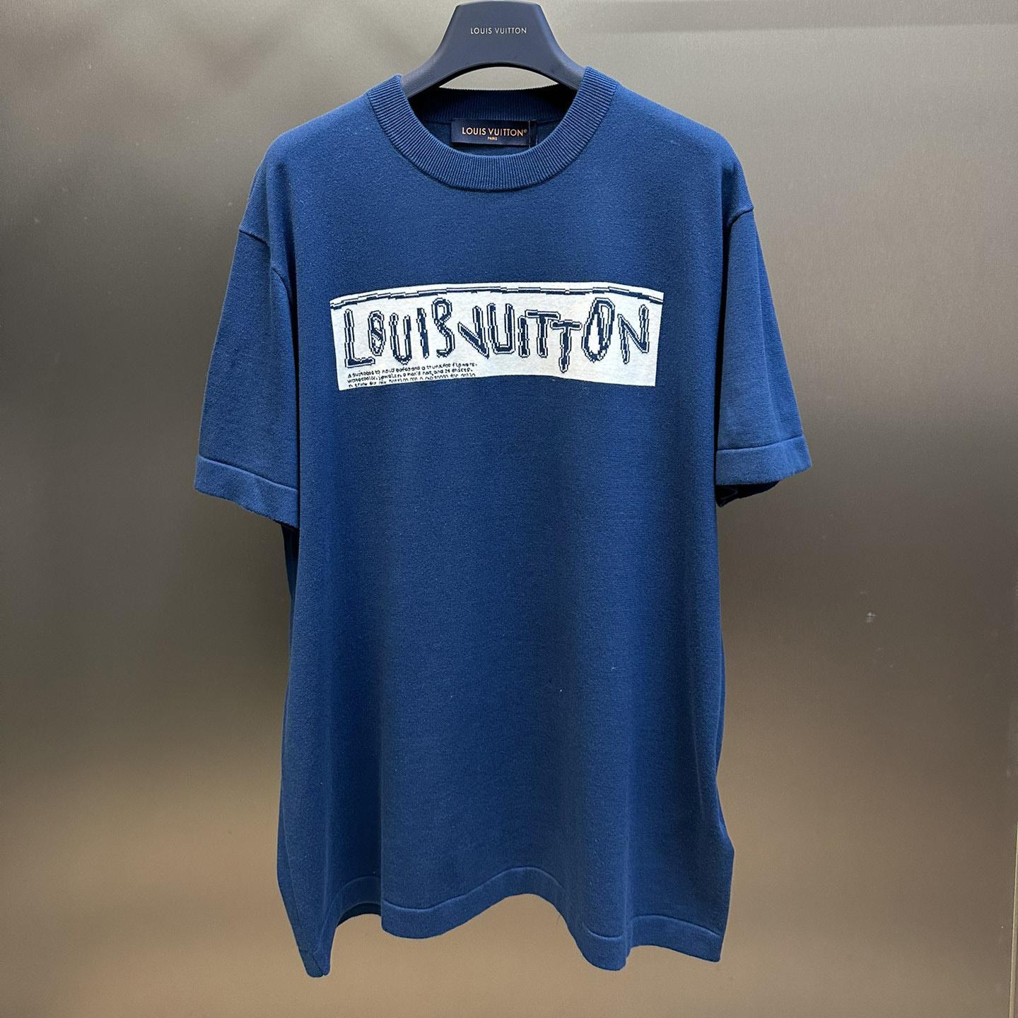 Louis Vuitton Short-Sleeved Cotton Crewneck    1AFALD - everydesigner