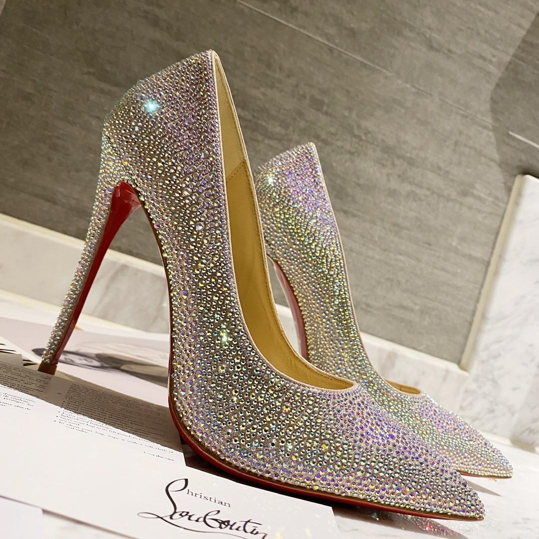 Christian Louboutin Kate Strass 100 mm Pumps - everydesigner