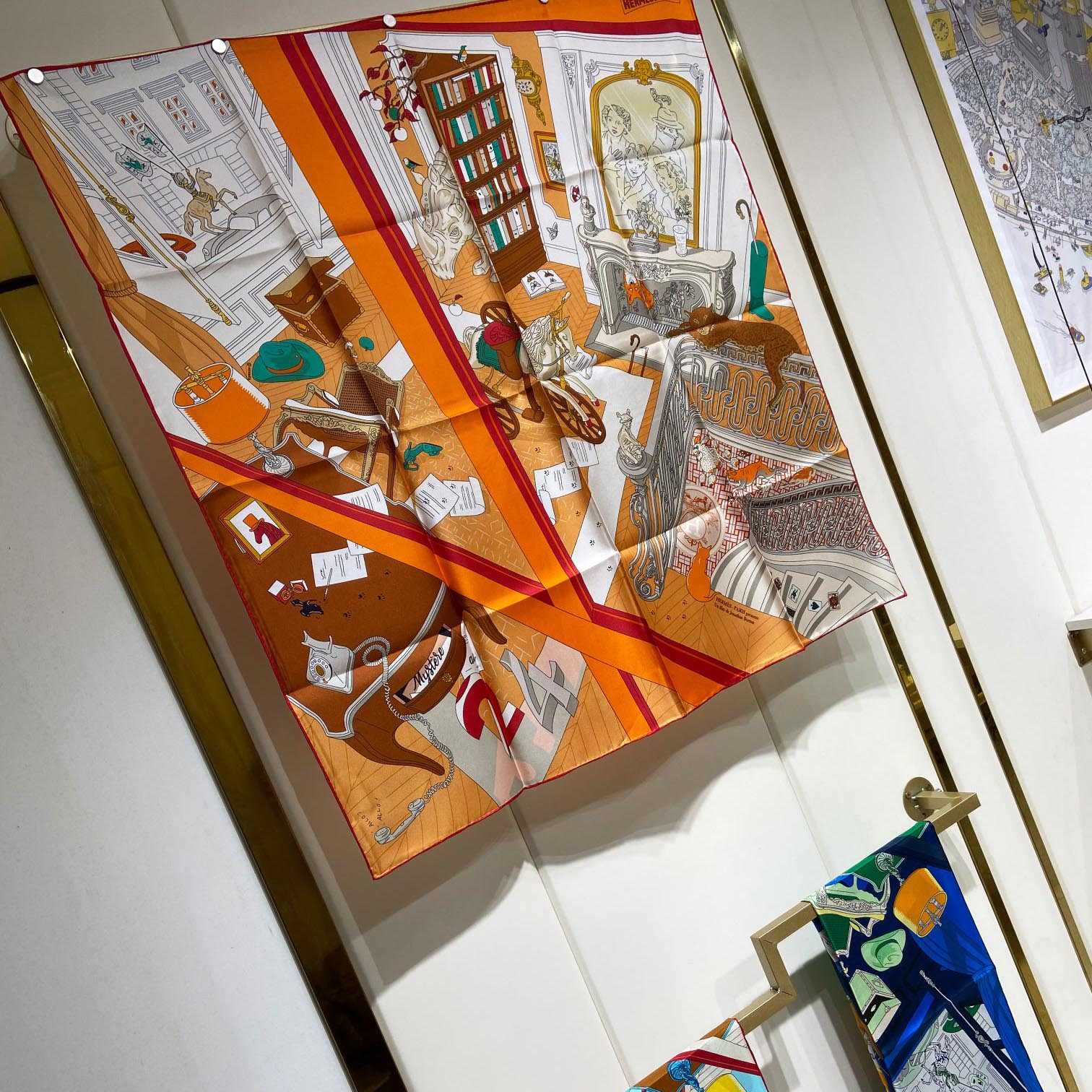 Hermes Mystere Au 24 Scarf 90 - everydesigner