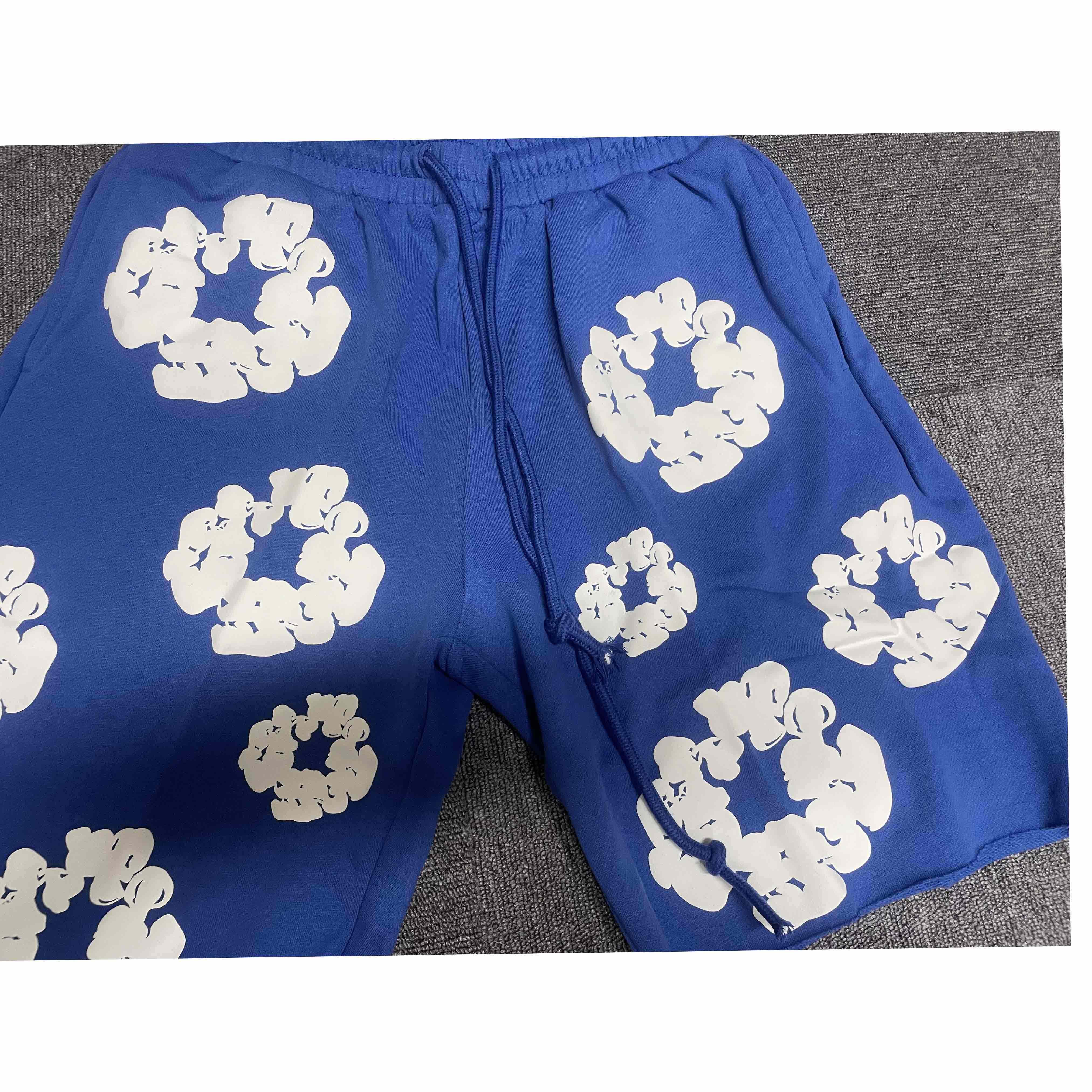 Denim Tears Cotton Wreath Sweat Shorts - everydesigner