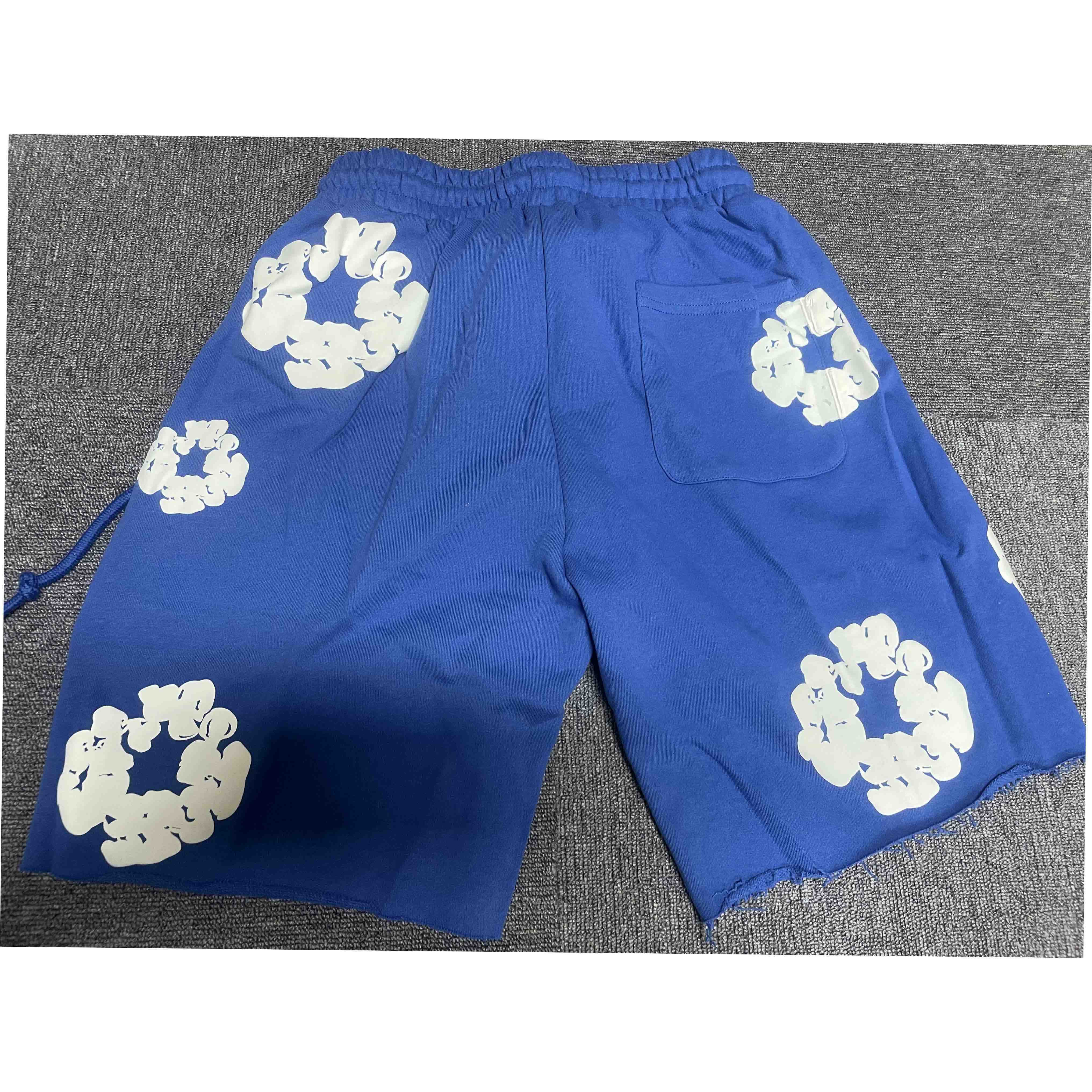 Denim Tears Cotton Wreath Sweat Shorts - everydesigner