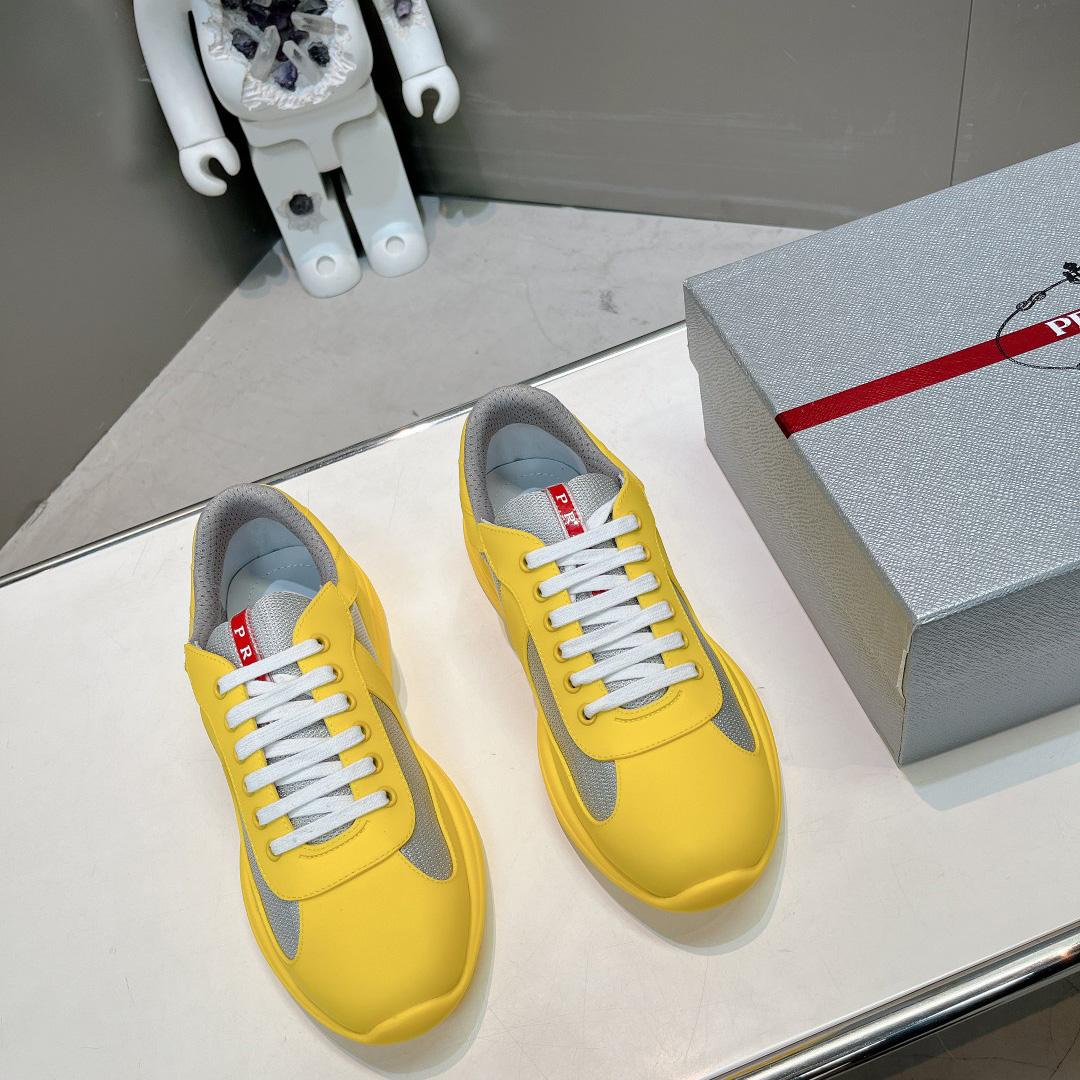 Prada America's Cup Soft Rubber And Bike Fabric Sneakers - everydesigner