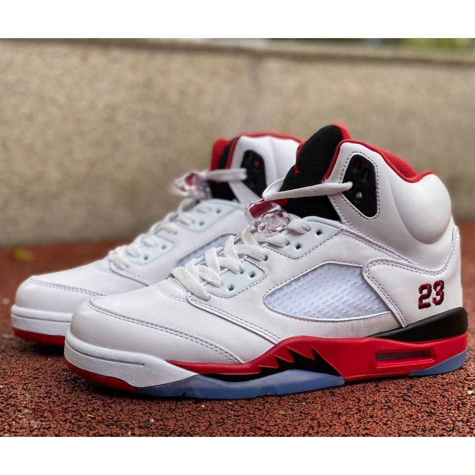 Air Jordan 5 Fire Red Sneakers     136027/440888-120 - everydesigner