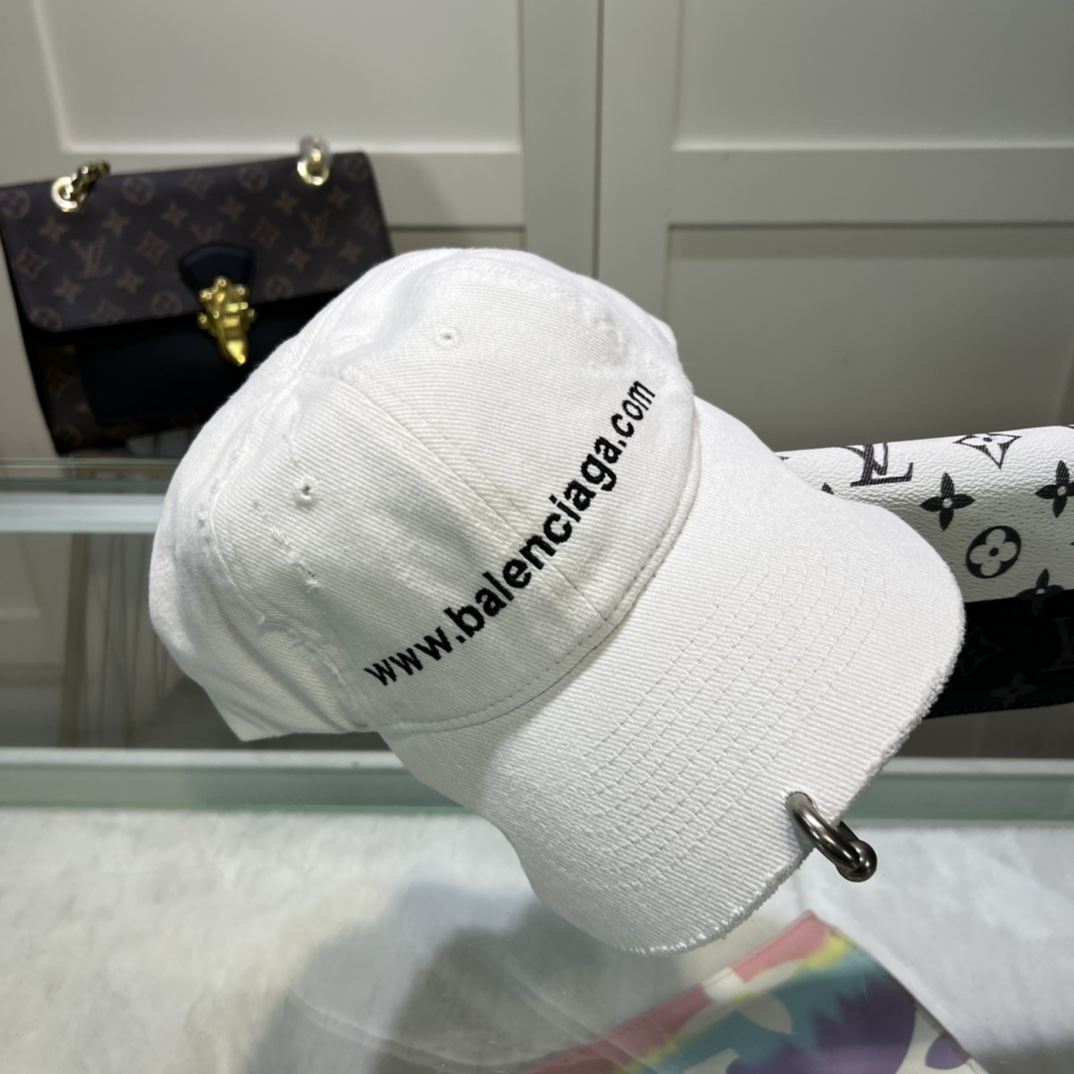 Balenciaga Embroidered-logo Six-panel Cap - everydesigner