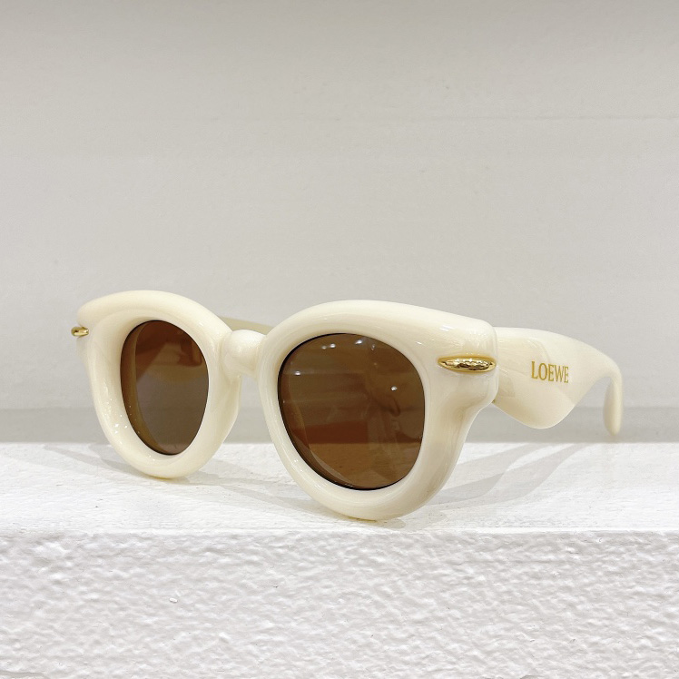 Loewe Inflated Round Sunglasses In Nylon - everydesigner