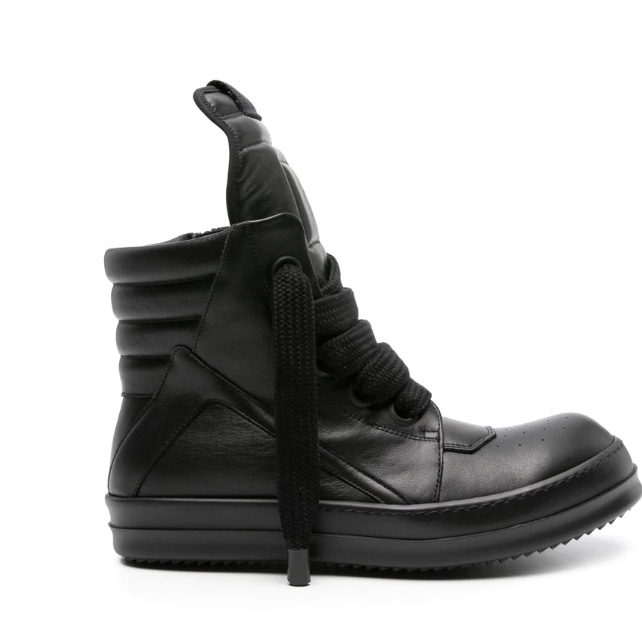 Rick Owens Geobasket High-top Leather Sneakers - everydesigner