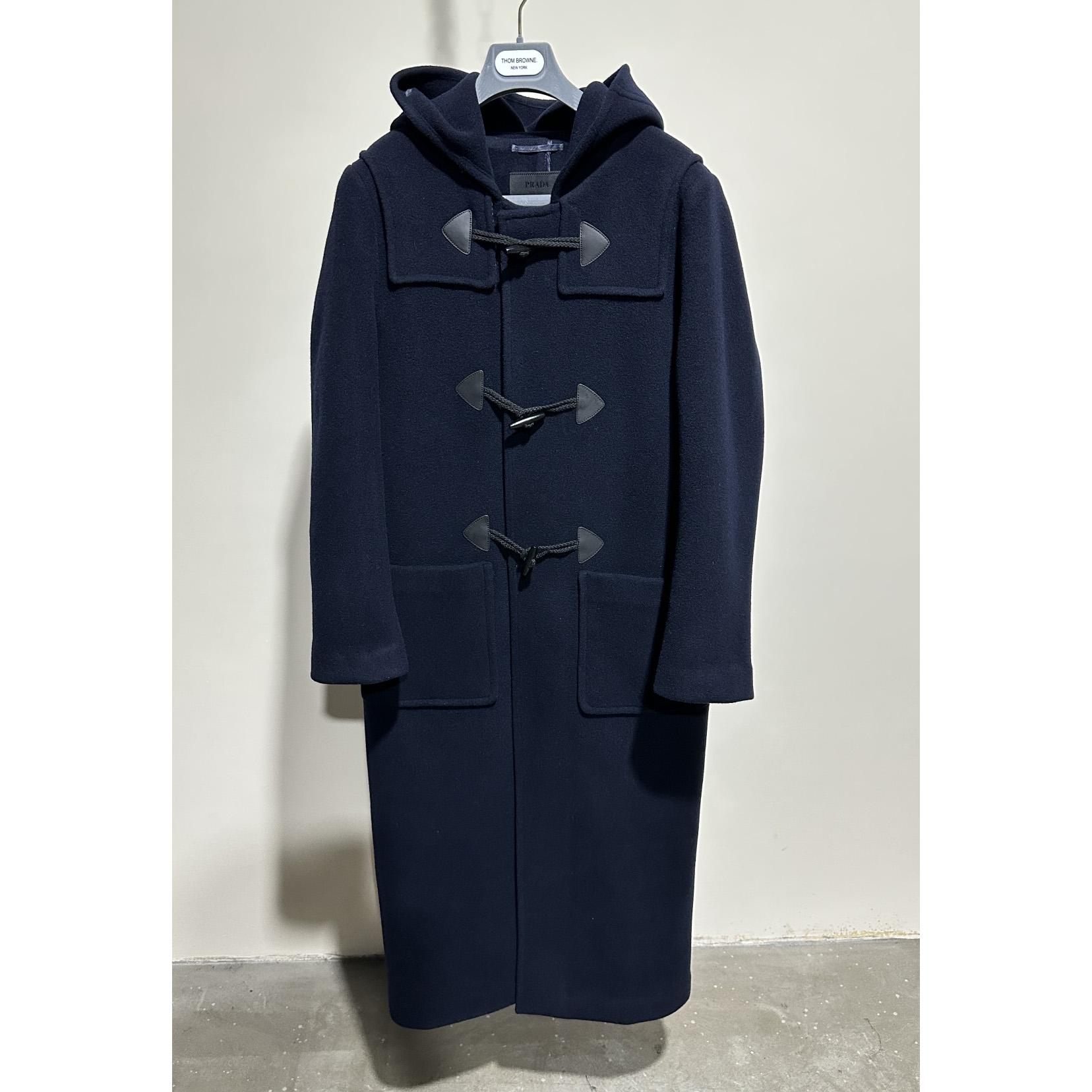 Prada Double-breasted Wool Duffle Coat - everydesigner