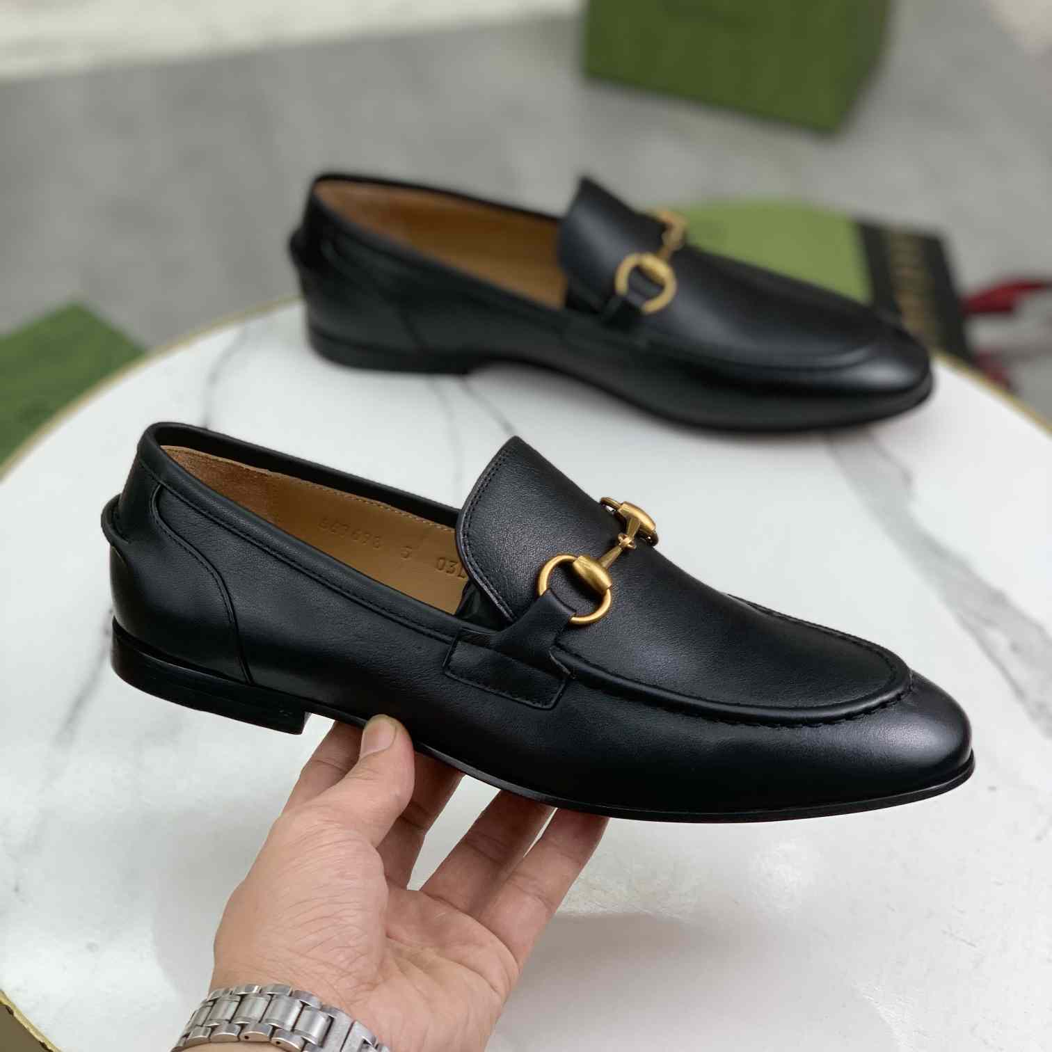 Gucci Jordaan Leather Loafer - everydesigner