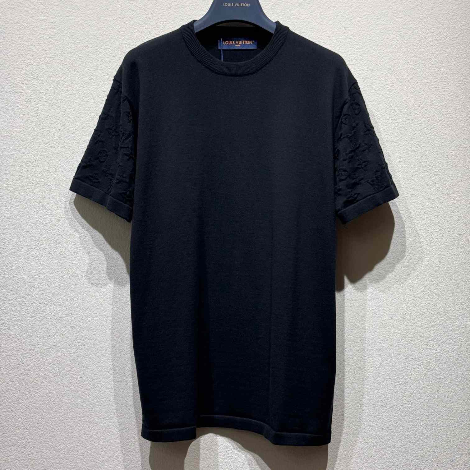 Louis Vuitton Short-Sleeved Signature Crewneck      - everydesigner