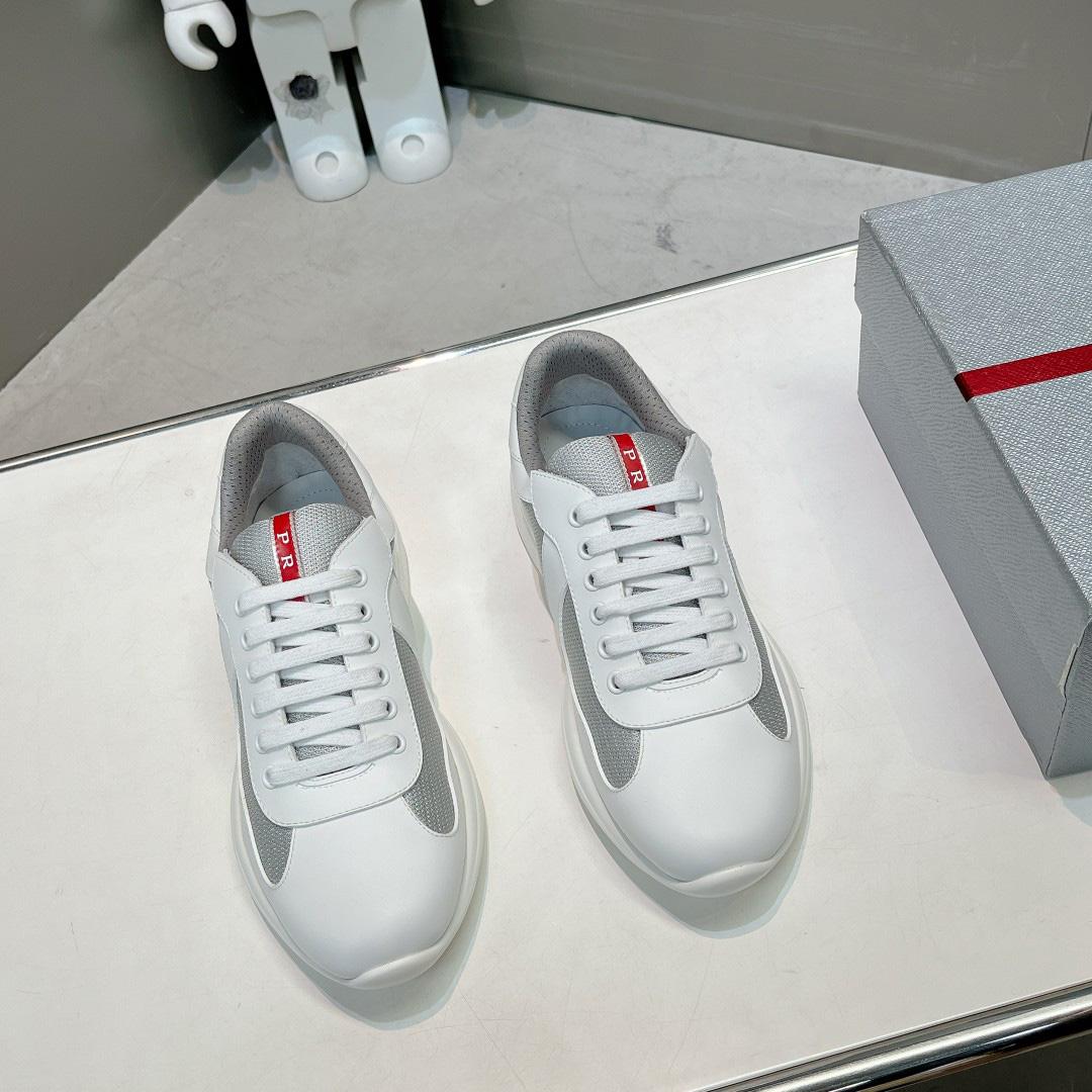 Prada America's Cup Soft Rubber And Bike Fabric Sneakers - everydesigner