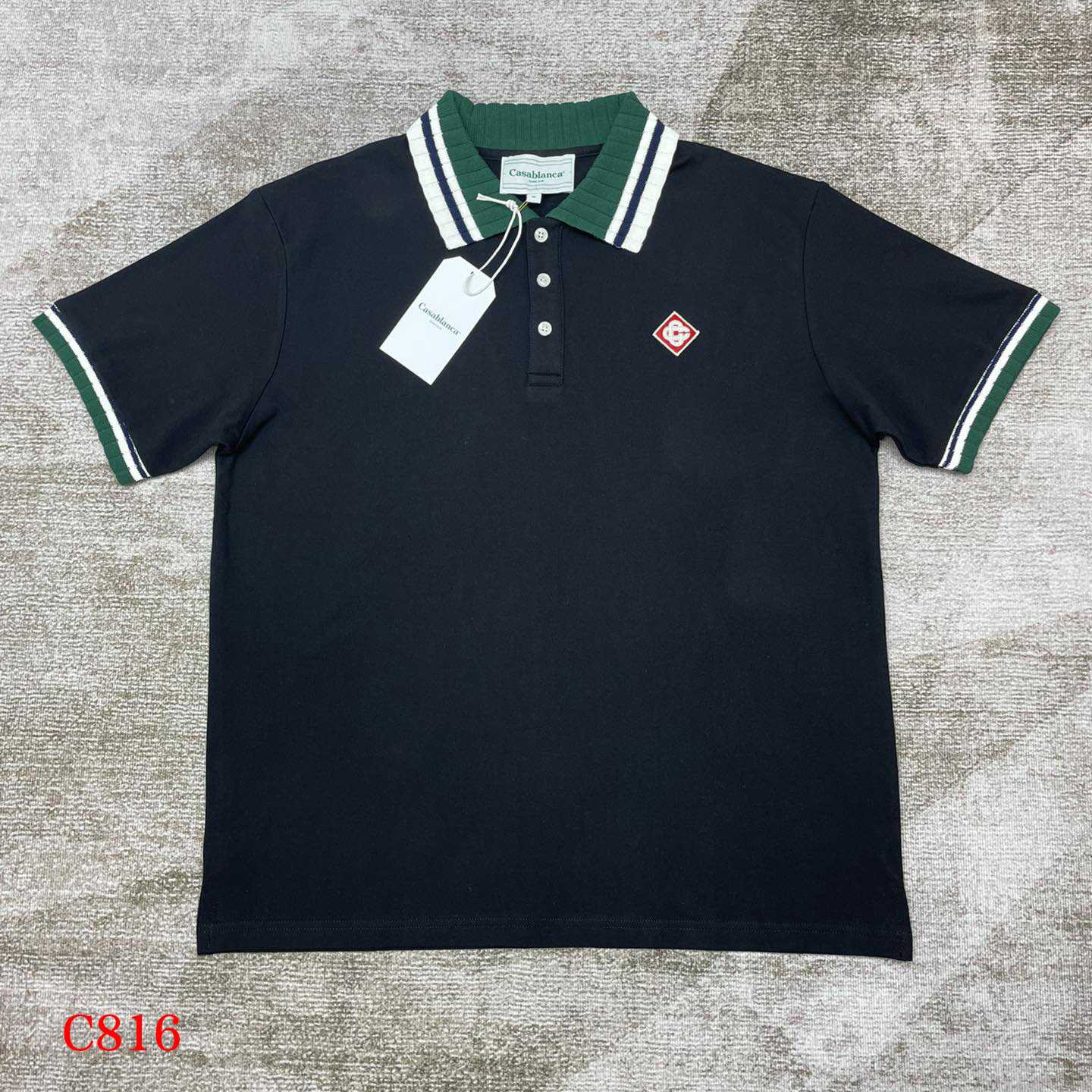 Casablanca Cotton Polo-Shirt    C816 - everydesigner