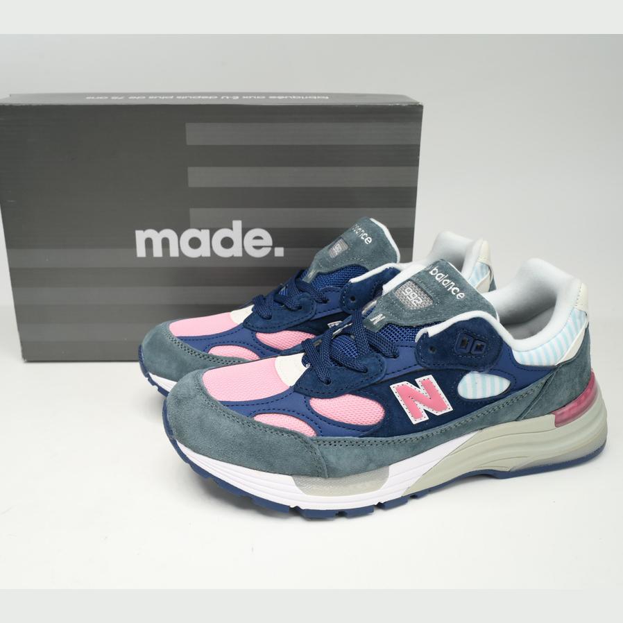 New Balance 992 Blue Green Pink Sneakers      M992NT  - everydesigner