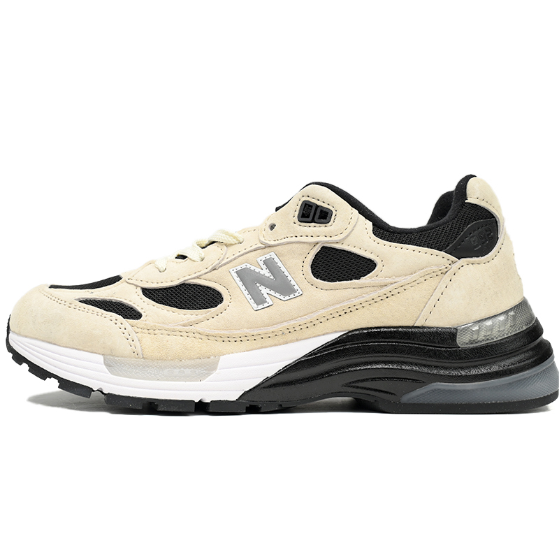 New Balance 992 Beige Black Sneakers      M992NB  - everydesigner