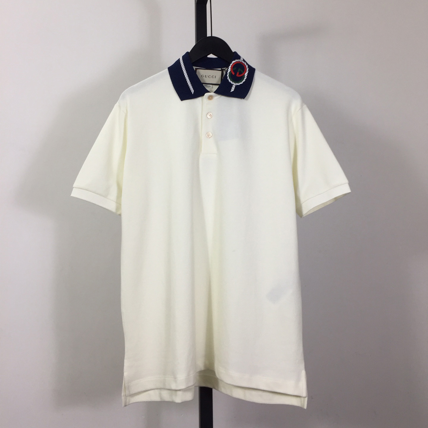 Gucci Cotton Piquet Polo With GG Logo - everydesigner