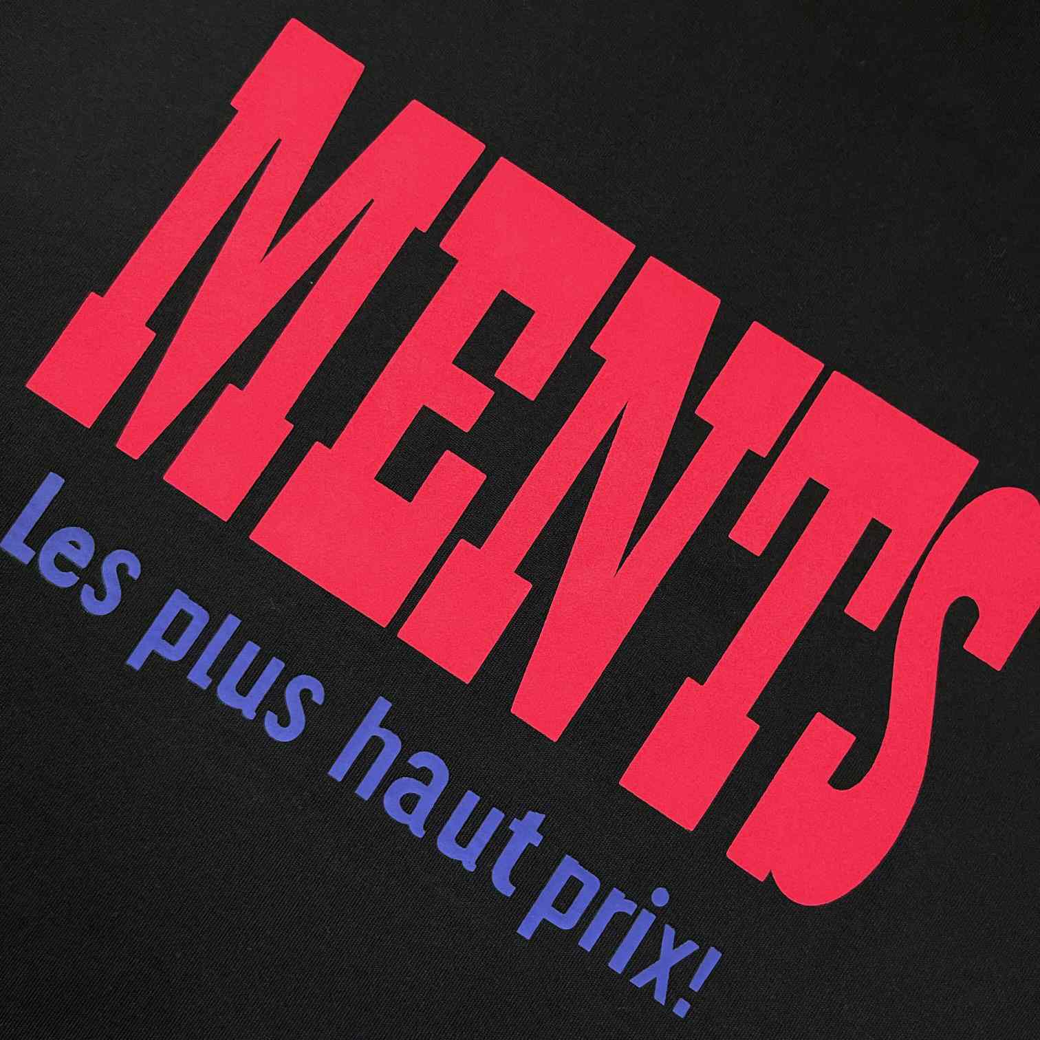 Vetements Black 'La Haute Couture' T-Shirt - everydesigner