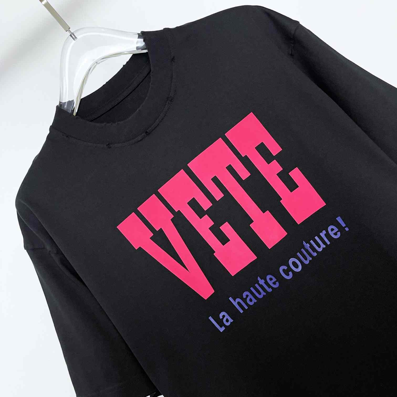 Vetements Black 'La Haute Couture' T-Shirt - everydesigner