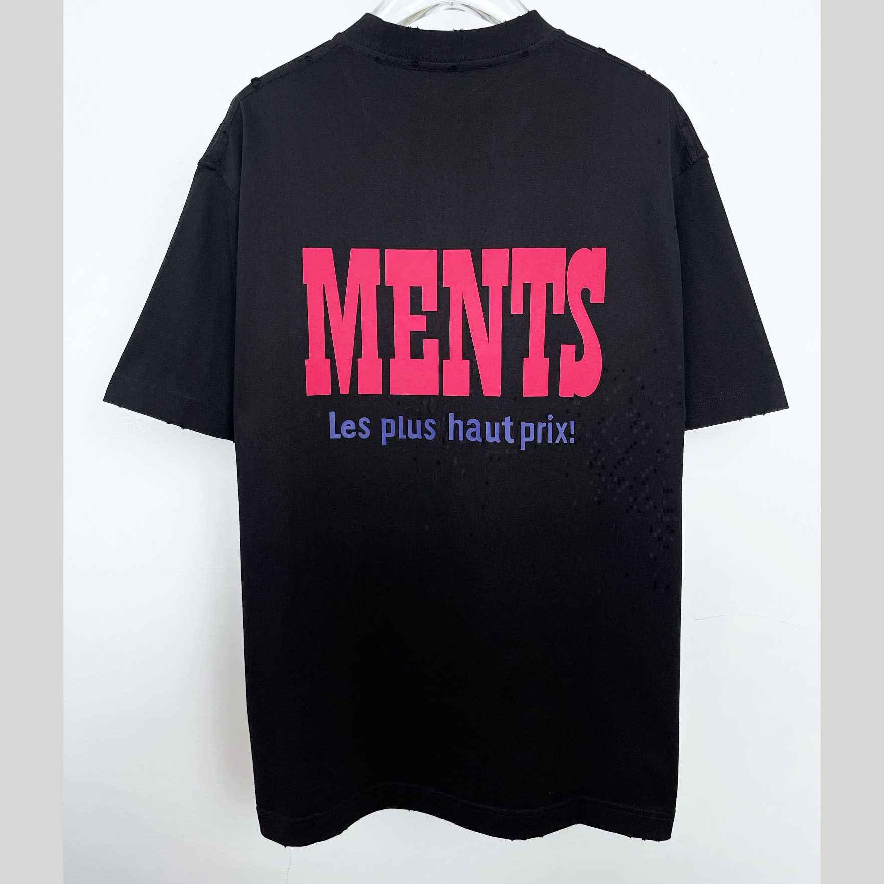 Vetements Black 'La Haute Couture' T-Shirt - everydesigner