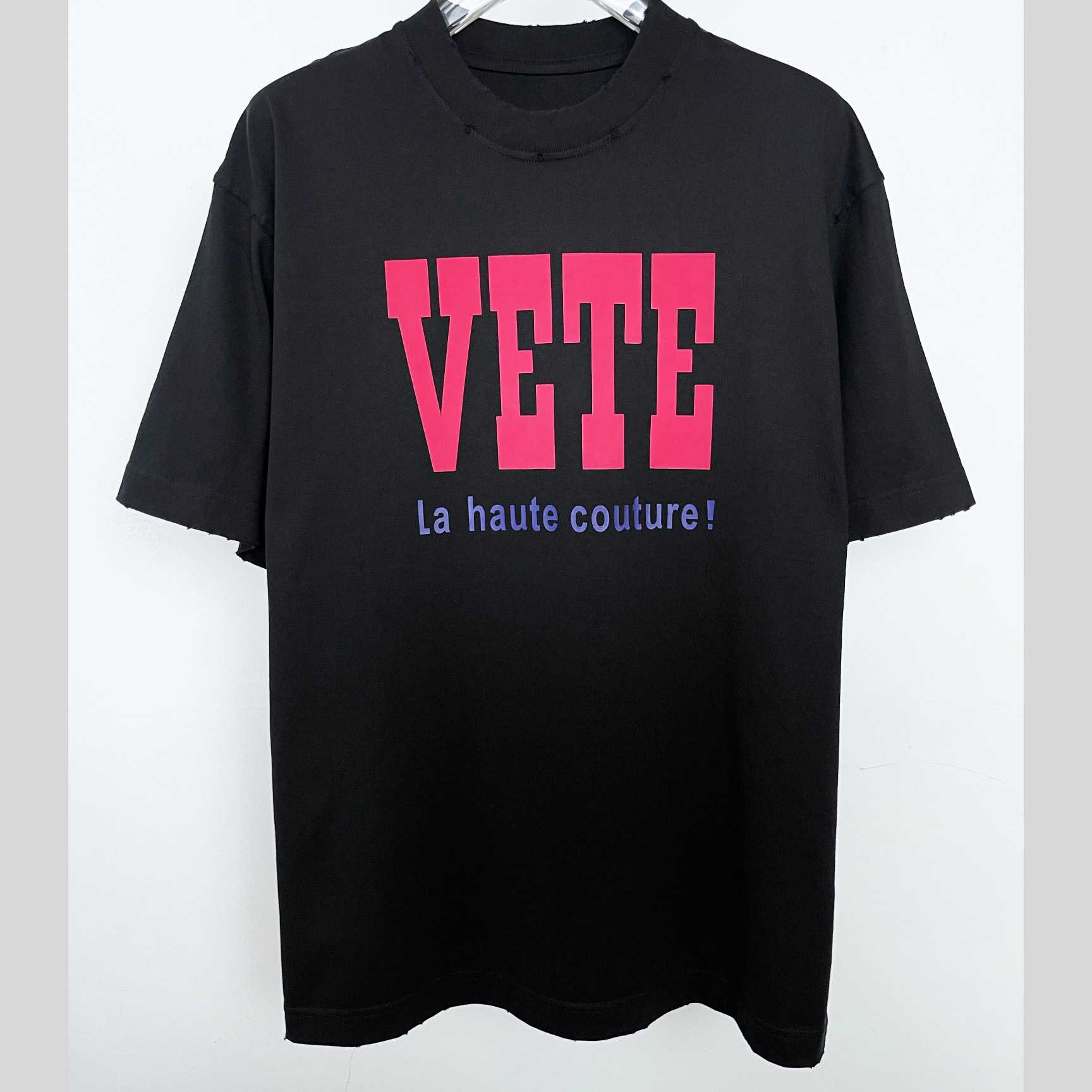 Vetements Black 'La Haute Couture' T-Shirt - everydesigner