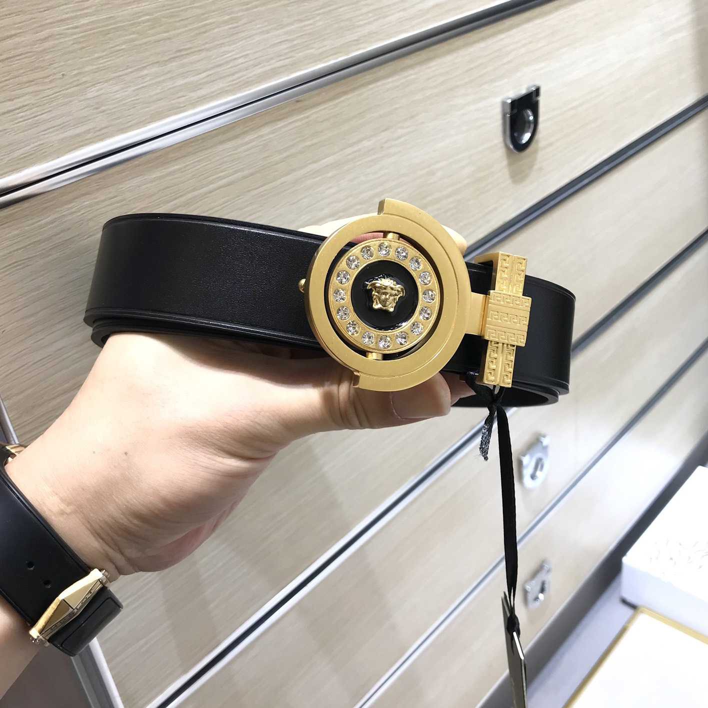 Versace Leather Belt   35mm - everydesigner