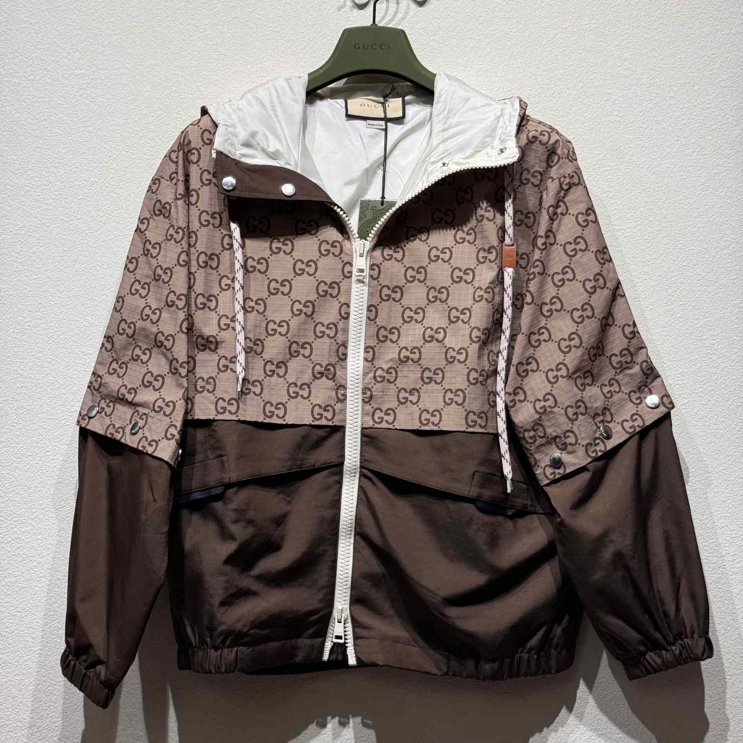 Gucci GG Ripstop Fabric Zip Jacket - everydesigner